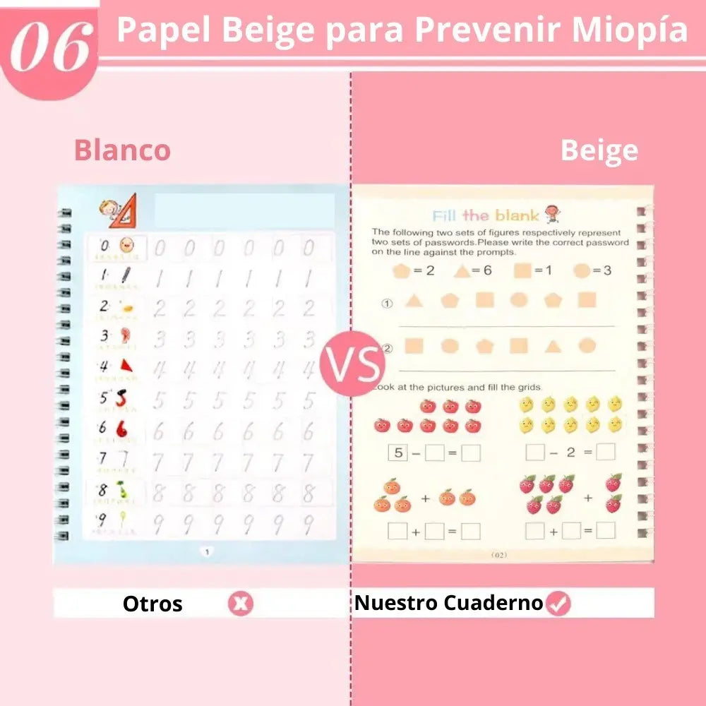 Montessori | Cuadernos Mágicos De Caligrafía