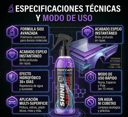 Shine Armor™ |Cera Restauradora Para Autos