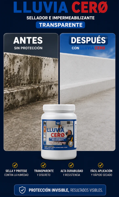 Lluvia Cero | Impermeabilizante (Pack 3.5L/Cinta y Brocha)