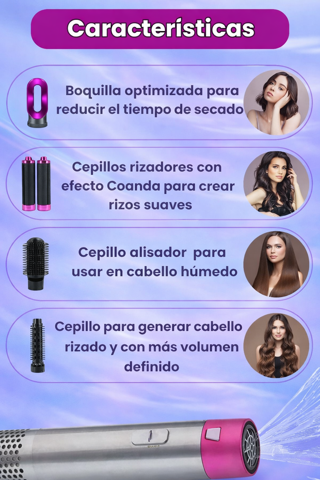 Nuvelle | Cepillo 5 en 1