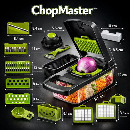ChopMaster | Rallador y Picador 16‑en‑1