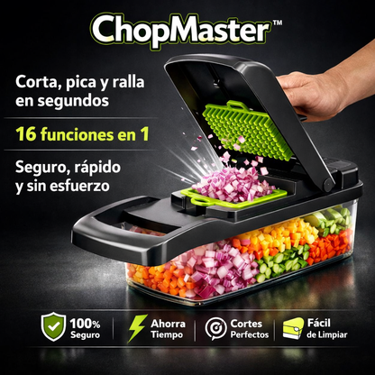 ChopMaster | Rallador y Picador 16‑en‑1