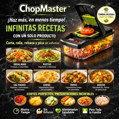 ChopMaster | Rallador y Picador 16‑en‑1