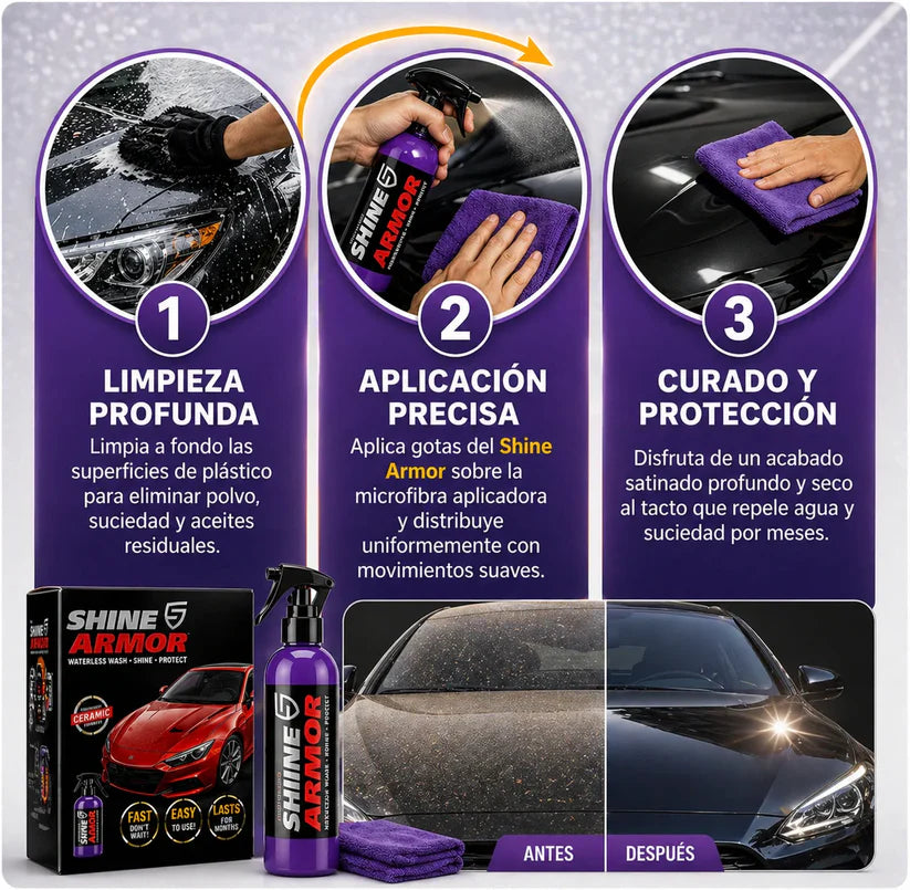 Shine Armor™ |Cera Restauradora Para Autos