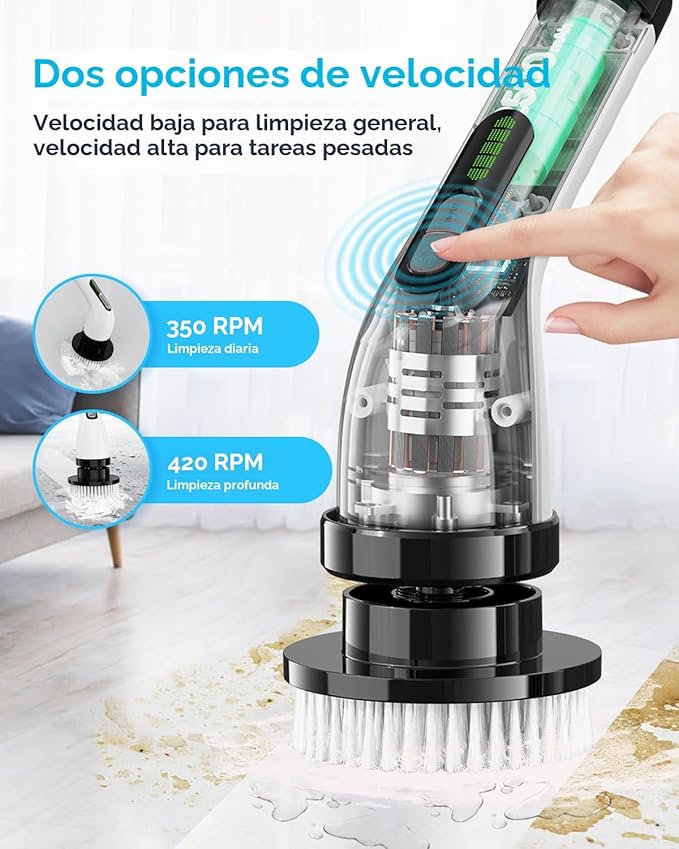 MultiScrub Pro | Cepillo Limpiador Recargable 9 en 1