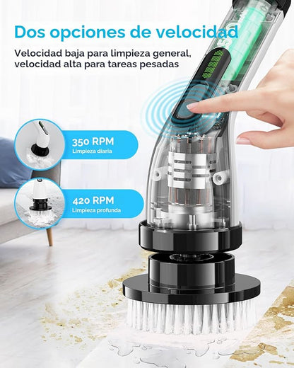 MultiScrub Pro | Cepillo Limpiador Recargable 9 en 1