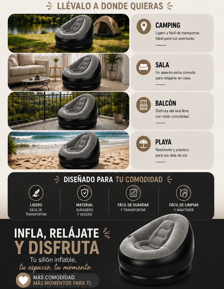 AirLong Comfort | Sillón Inflable