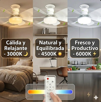 BreezeLite™ | Foco/Ventilador 2 en 1