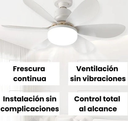 BreezeLite™ | Foco/Ventilador 2 en 1