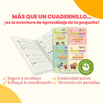 Montessori | Cuadernos Mágicos De Caligrafía