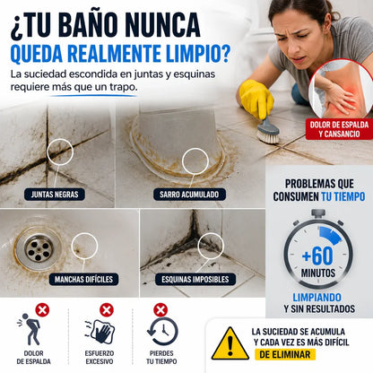 MultiScrub Pro | Cepillo Limpiador Recargable 9 en 1