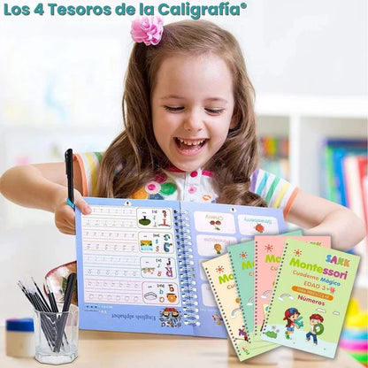 Montessori | Cuadernos Mágicos De Caligrafía