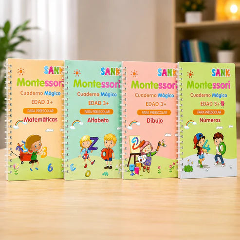 Montessori | Cuadernos Mágicos De Caligrafía