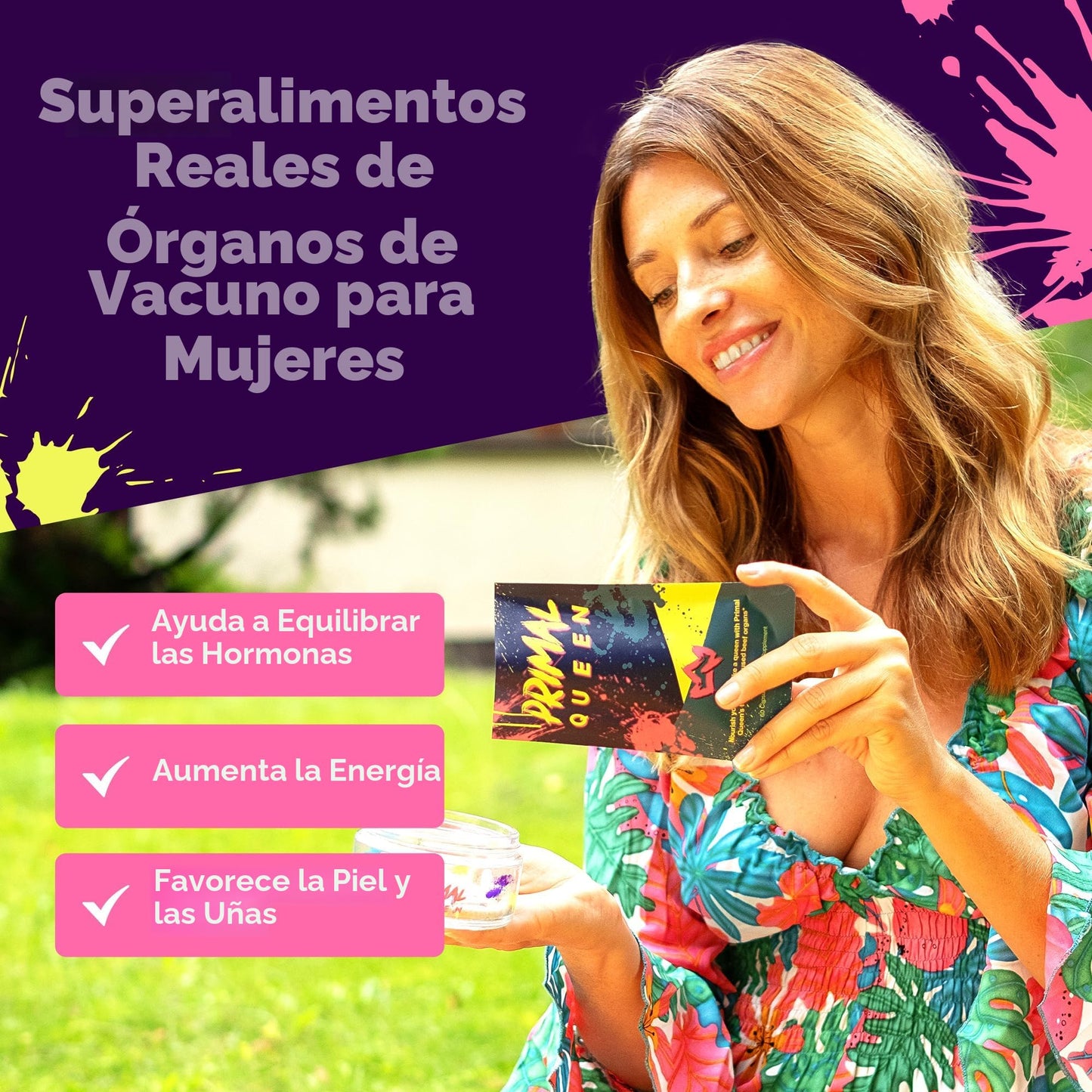Primal Queen® | Complejo de Órganos Bovinos para la Nutrición y Vitalidad Femenina