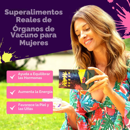 Primal Queen® | Complejo de Órganos Bovinos para la Nutrición y Vitalidad Femenina