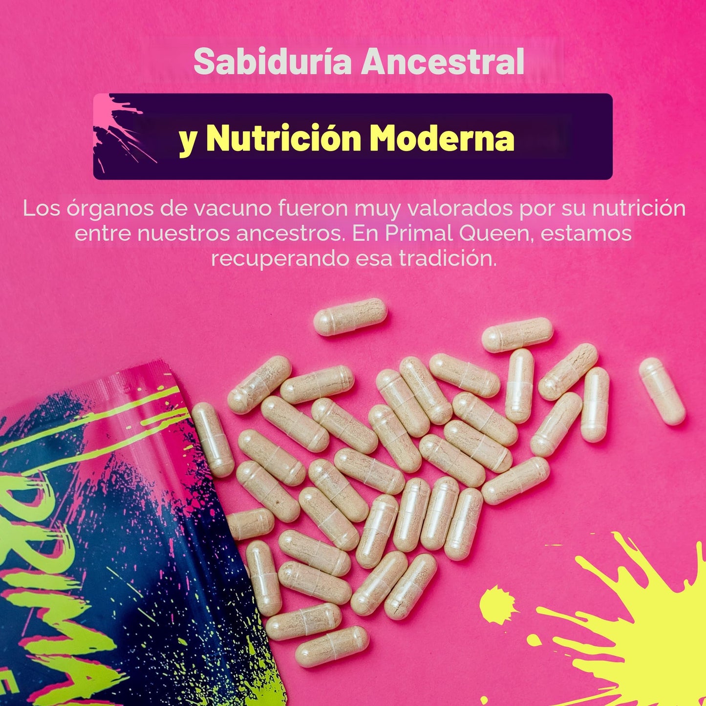 Primal Queen® | Complejo de Órganos Bovinos para la Nutrición y Vitalidad Femenina