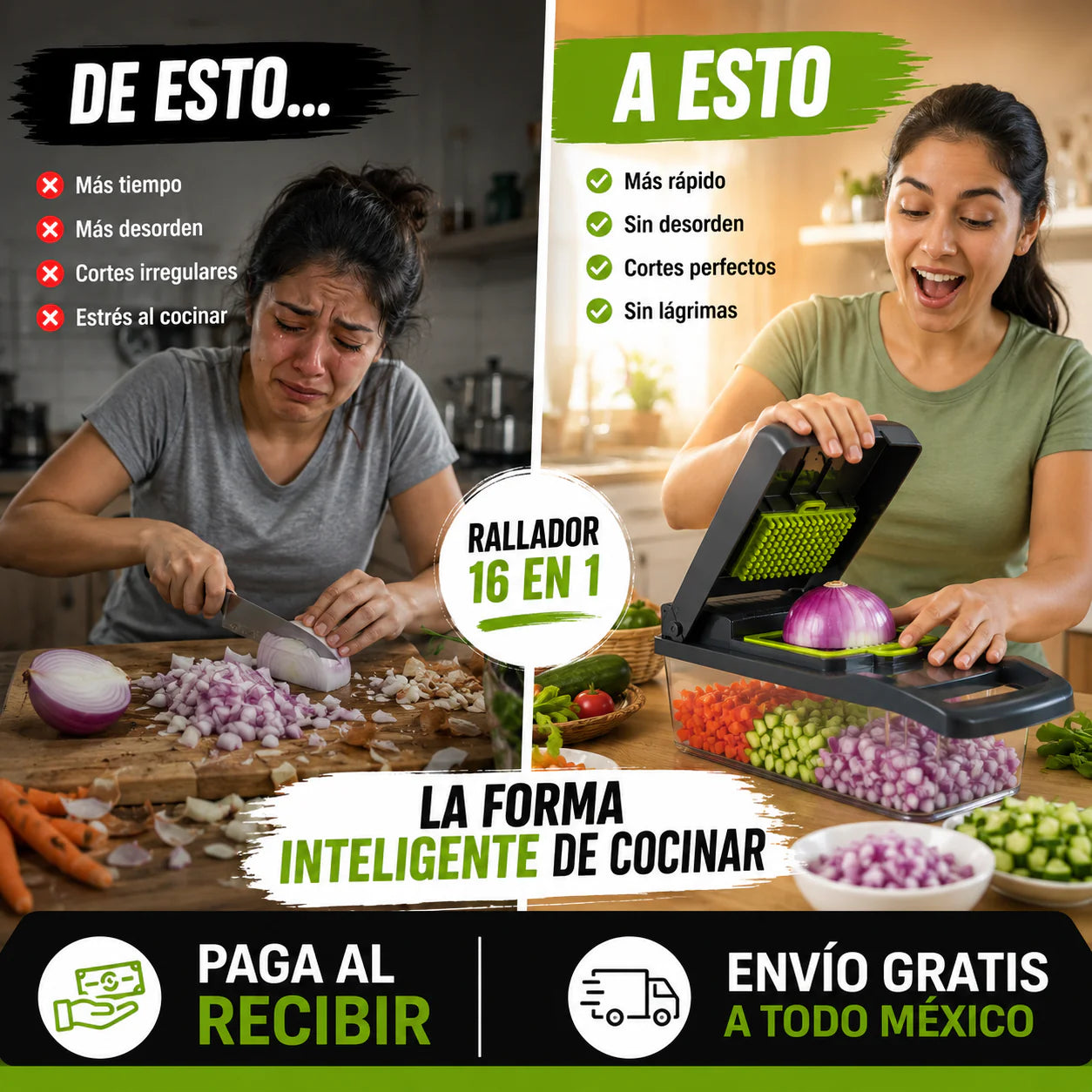 ChopMaster | Rallador y Picador 16‑en‑1