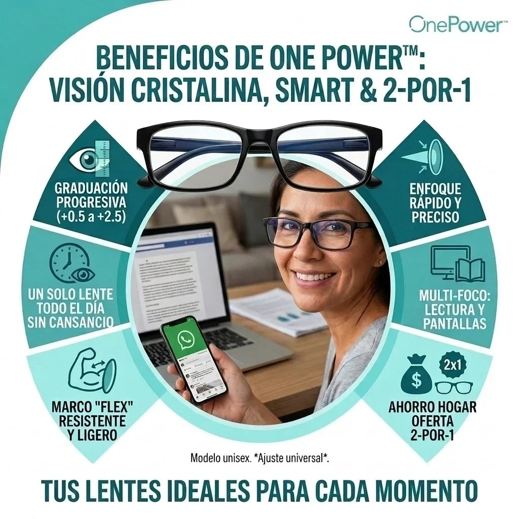 One Power | Lentes Multifocales. (Mega Oferta 2X1)